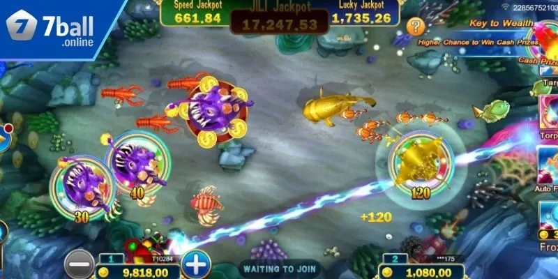 Bắn cá Jackpot top game săn tiền siêu hấp dẫn